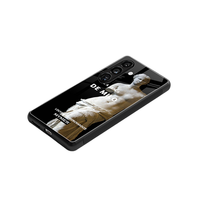 de milo back phone cover | glass case for samsung galaxy s24 plus