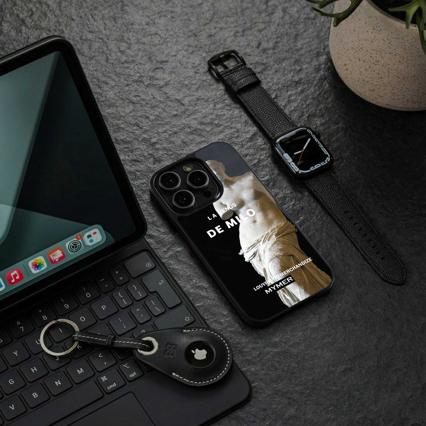 de milo back phone cover | glass case for nothing phone 2