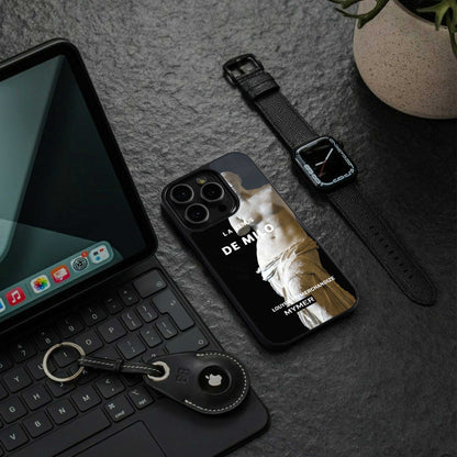 de milo back phone cover | glass case for samsung galaxy s24 plus
