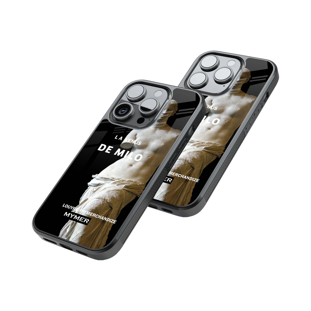 Protective Glass Back Phone Case Compatible with iPhone, Samsung, OnePlus, Pixel & More