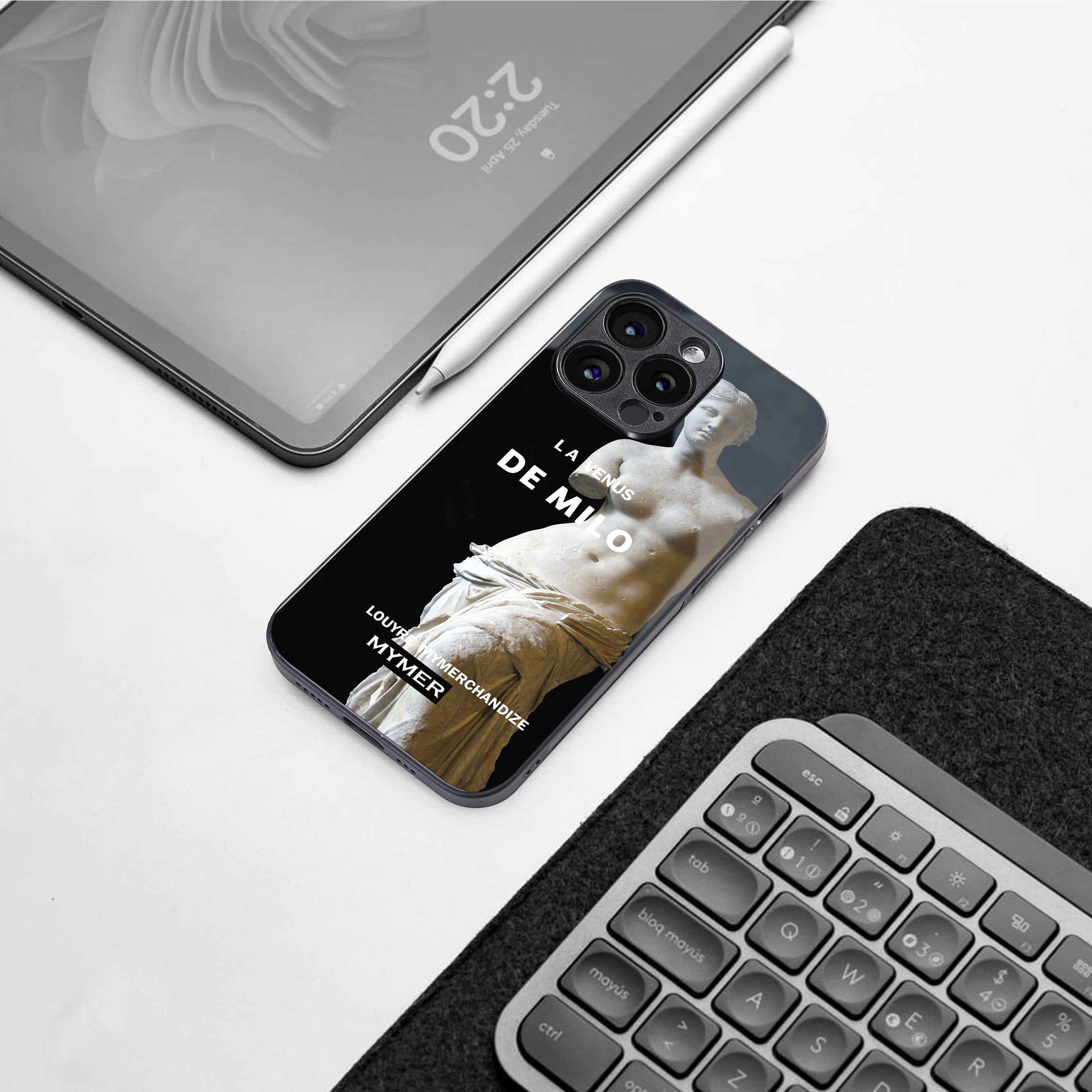 de milo back phone cover | glass case for google pixel 9 pro xl