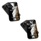 Trendy Glass Back Mobile Case for iPhone, Samsung, Redmi, OnePlus, Google Pixel, Motorola