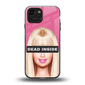 dead inside back phone cover | glass case for iphone 13 mini