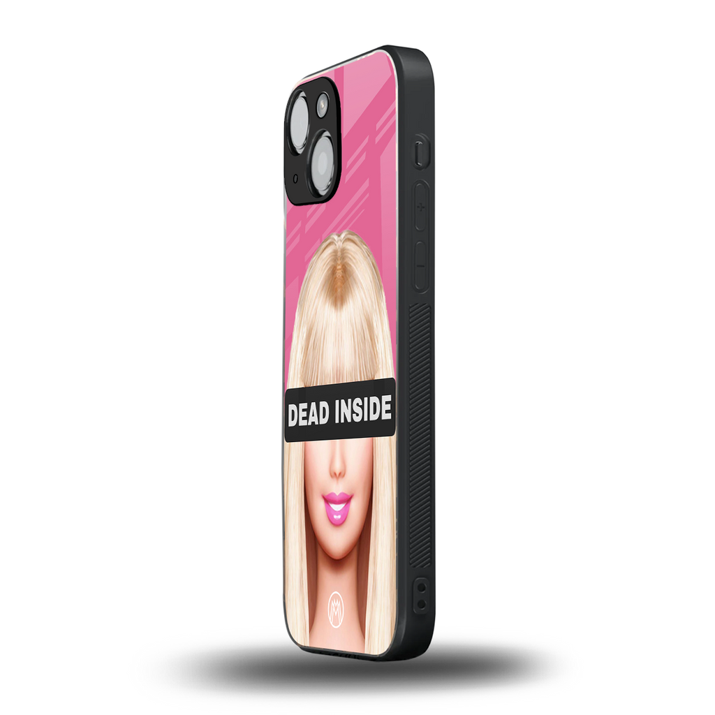 dead inside back phone cover | glass case for iphone 13 mini