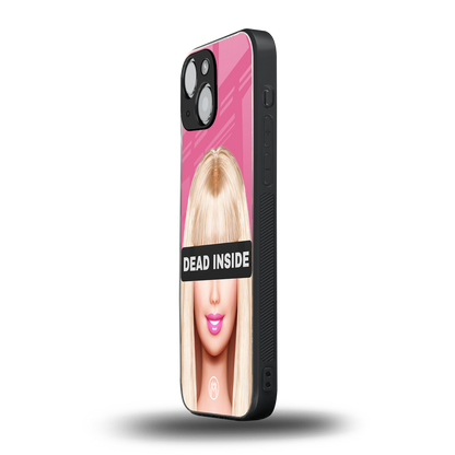 dead inside back phone cover | glass case for iphone 13 mini