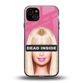 dead inside back phone cover | glass case for iphone 14 plus