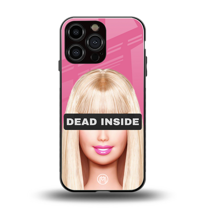 dead inside back phone cover | glass case for iphone 14 pro max
