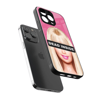 dead inside back phone cover | glass case for iphone 14 pro max