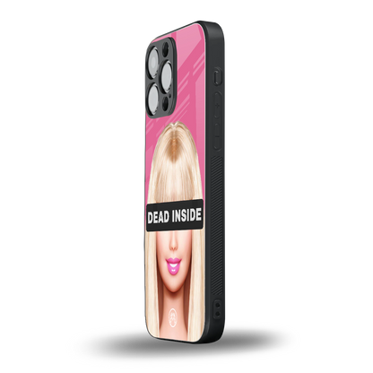 dead inside back phone cover | glass case for iphone 14 pro max