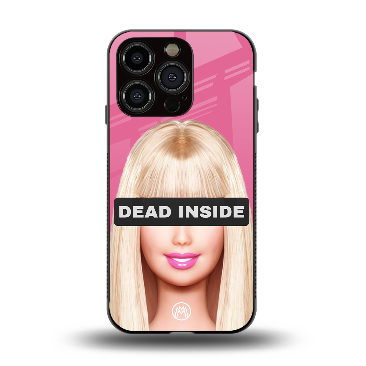dead inside back phone cover | glass case for iphone 15 pro