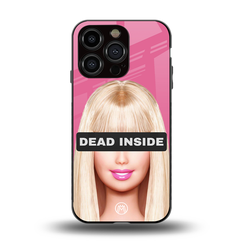 dead inside back phone cover | glass case for iphone 14 pro
