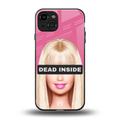 dead inside back phone cover | glass case for iphone 15