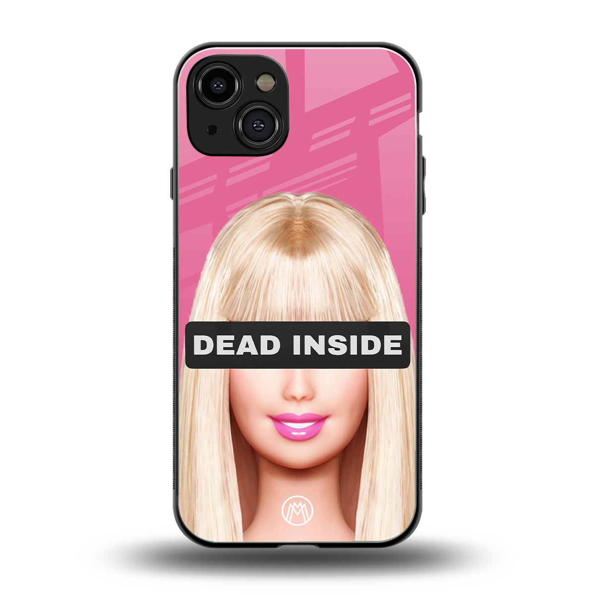 dead inside back phone cover | glass case for iphone 15