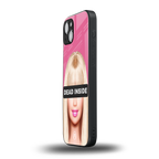 dead inside back phone cover | glass case for iphone 15