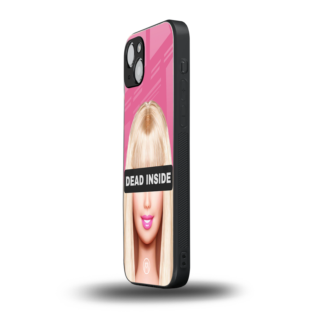 dead inside back phone cover | glass case for iphone 14