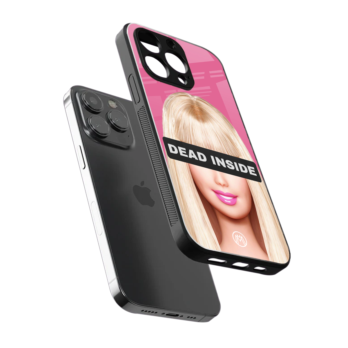 dead inside back phone cover | glass case for iphone 15 pro