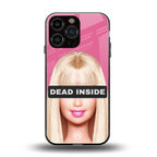 dead inside back phone cover | glass case for iphone 16 pro max