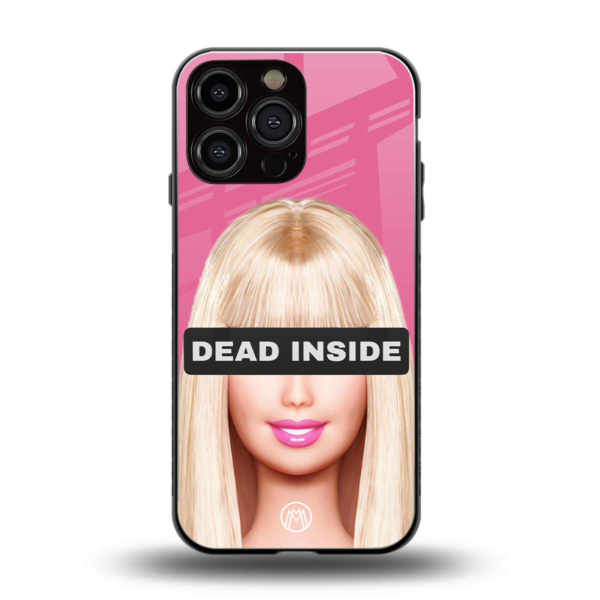 dead inside back phone cover | glass case for iphone 16 pro max