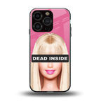 dead inside back phone cover | glass case for iphone 16 pro
