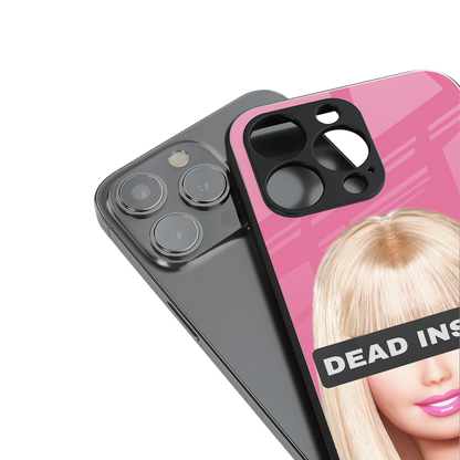dead inside back phone cover | glass case for iphone 14 pro max