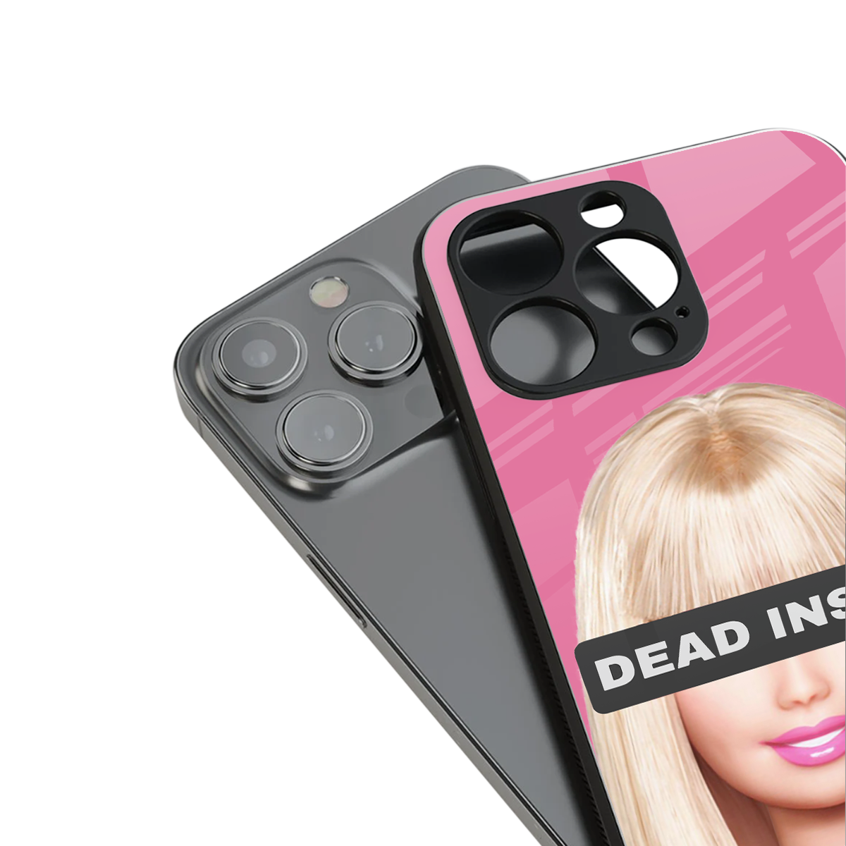 dead inside back phone cover | glass case for iphone 16 plus