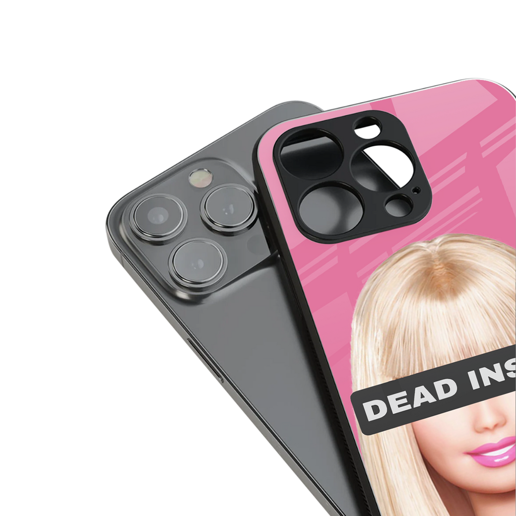dead inside back phone cover | glass case for iphone 16 pro