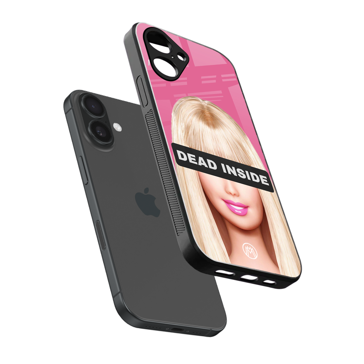 dead inside back phone cover | glass case for iphone 16