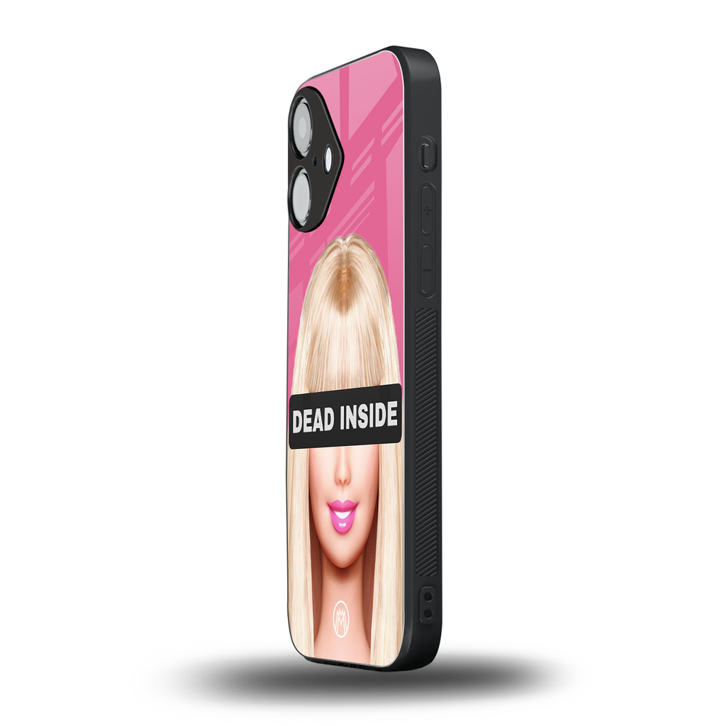 dead inside back phone cover | glass case for iphone 16