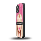 dead inside back phone cover | glass case for iphone 16