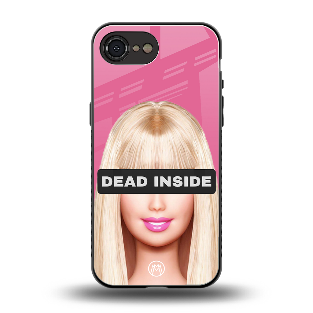 dead inside back phone cover | glass case for iphone 16e