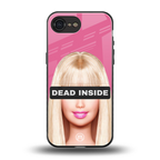 dead inside back phone cover | glass case for iphone 16e