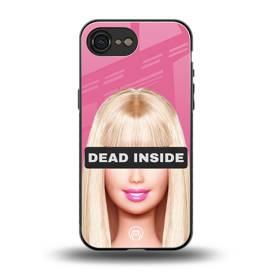 dead inside back phone cover | glass case for iphone 16e