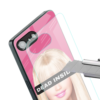 dead inside back phone cover | glass case for iphone 16e