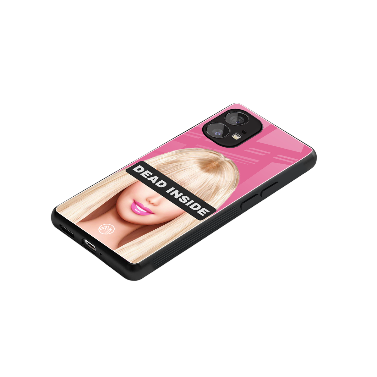 dead inside back phone cover | glass case for nothing phone 1