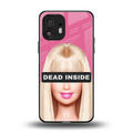 dead inside back phone cover | glass case for nothing phone 2