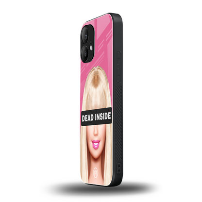 dead inside back phone cover | glass case for nothing phone 2