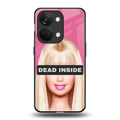 dead inside back phone cover | glass case for oneplus nord 3