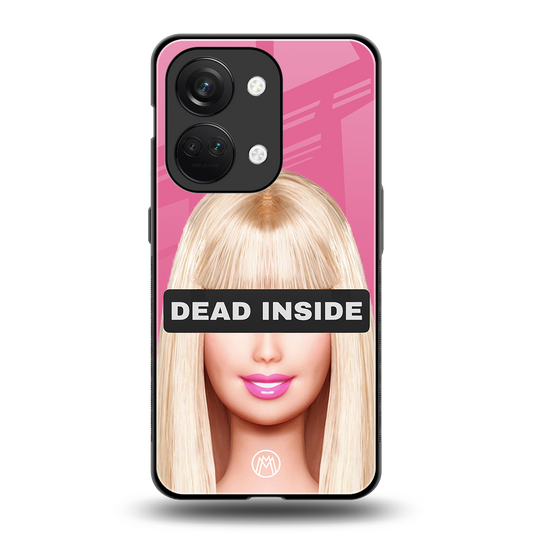 dead inside back phone cover | glass case for oneplus nord 3