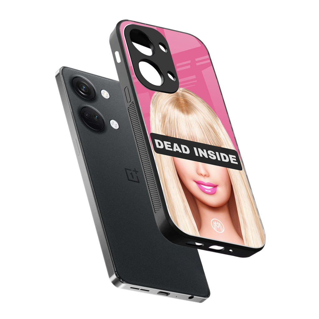 dead inside back phone cover | glass case for oneplus nord 3