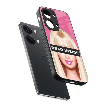 dead inside back phone cover | glass case for oneplus nord 3