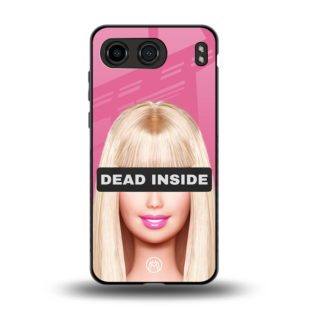 dead inside back phone cover | glass case for oneplus nord 4