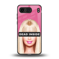 dead inside back phone cover | glass case for oneplus nord 4