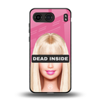 dead inside back phone cover | glass case for oneplus nord 4
