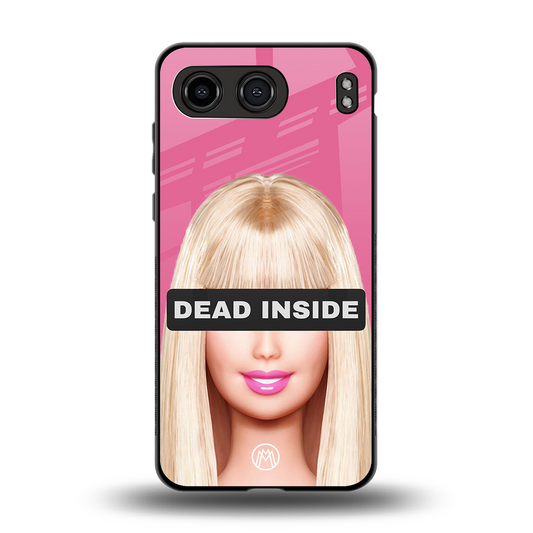 dead inside back phone cover | glass case for oneplus nord 4
