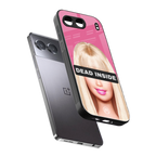 dead inside back phone cover | glass case for oneplus nord 4