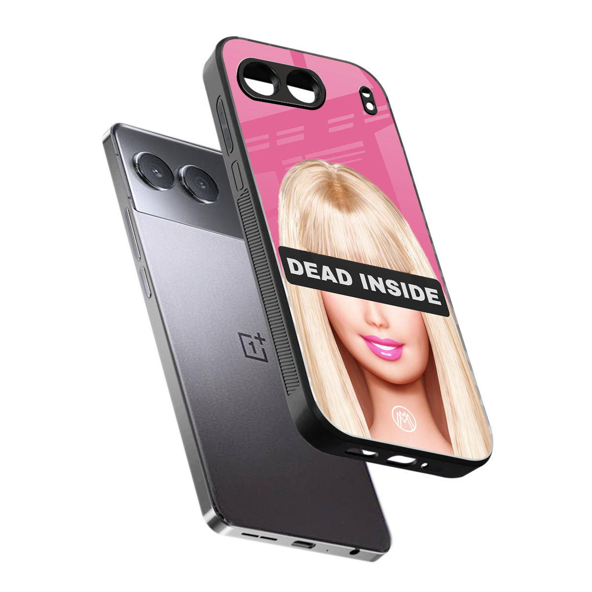 dead inside back phone cover | glass case for oneplus nord 4