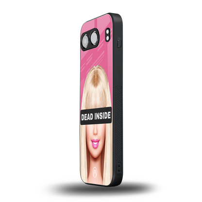 dead inside back phone cover | glass case for oneplus nord 4