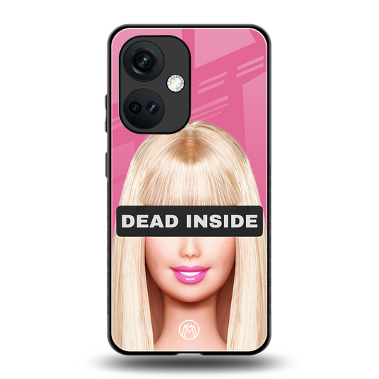 dead inside back phone cover | glass case for oneplus nord ce 3