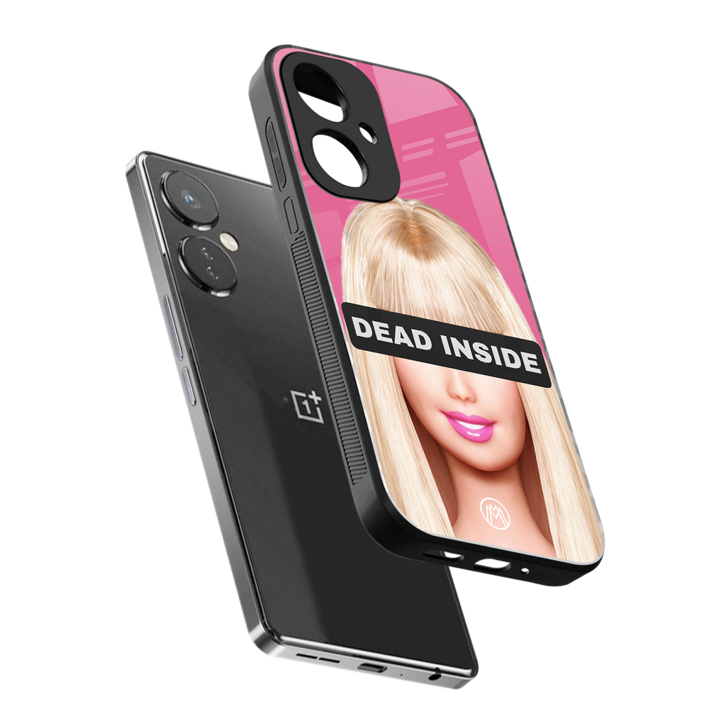 dead inside back phone cover | glass case for oneplus nord ce 3