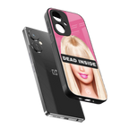 dead inside back phone cover | glass case for oneplus nord ce 3